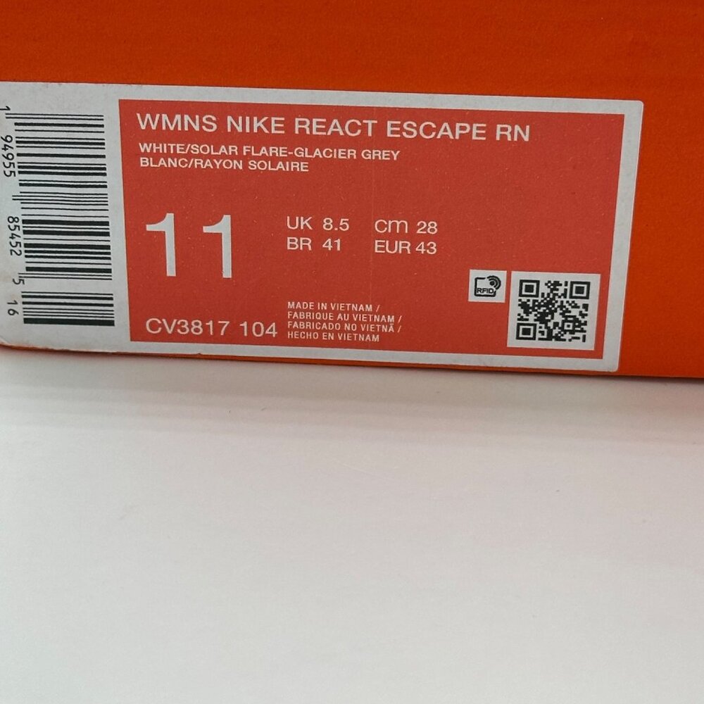 Nike Women's React Escape RN Running Shoes CV3817-104 Size Women 11/ Men 9.5 - Picture 12 of 12
